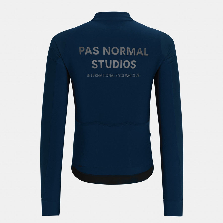 Pas Normal Studios Men's Mechanism Thermal Long Sleeve Jersey - Navy