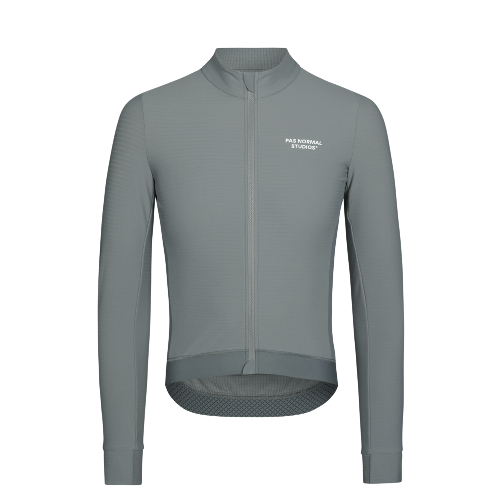 Pas Normal Studios Men's Essential Long Sleeve Jersey - Grey Teal