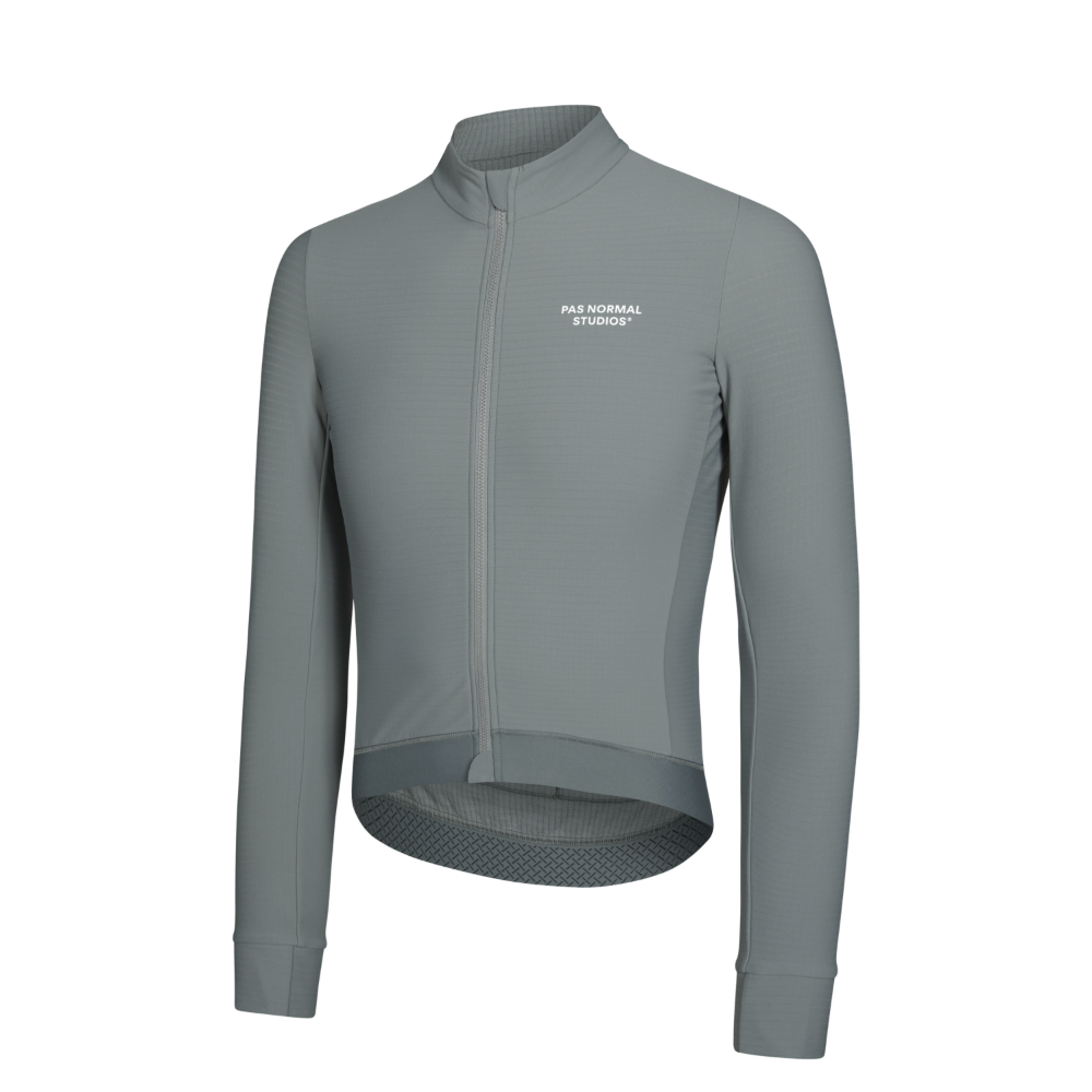 Pas Normal Studios Men's Essential Long Sleeve Jersey - Grey Teal