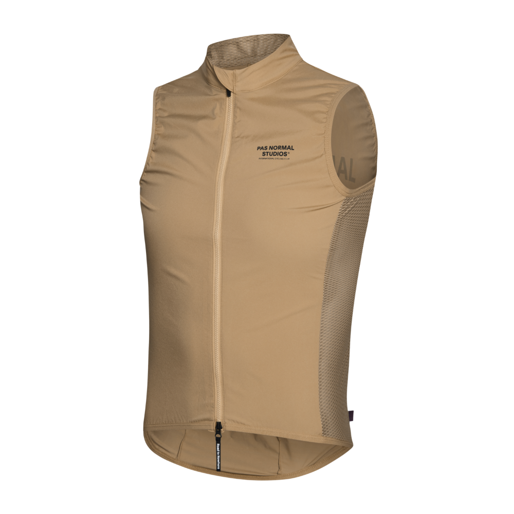 Pas Normal Studios Men's Mechanism Stow Away Gilet - Camel