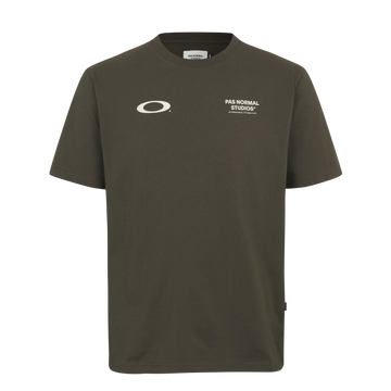 Pas Normal Studios X Oakley Off-Race Logo T-shirt - Black Olive