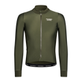 Pas Normal Studios Mechanism Thermal langærmet trøje til mænd - Dark Olive 