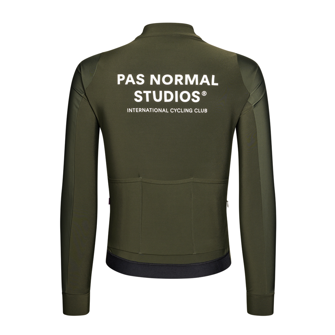Pas Normal Studios Mechanism Thermal langærmet trøje til mænd - Dark Olive 