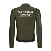 Pas Normal Studios Mechanism Thermal langærmet trøje til mænd - Dark Olive 