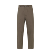 Pas Normal Studios Off Race Cotton Twill Pants - Ash Brown
