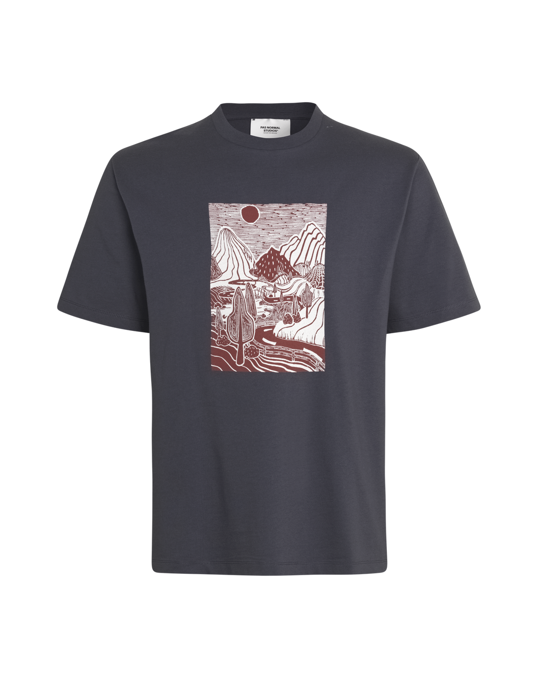 Pas Normal Studios Off-Race Graphic T-Shirt — Steel