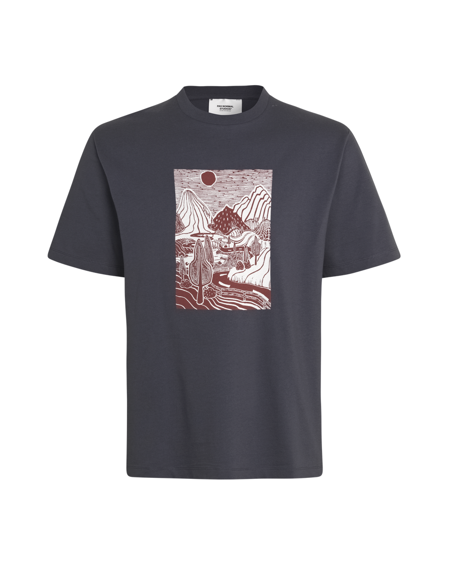 Pas Normal Studios Off-Race Graphic T-Shirt — Steel