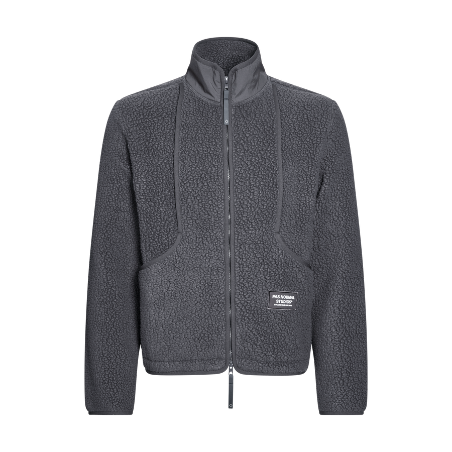 Pas Normal Studios Men's Off-Race Pile Fleecejakke - Steel
