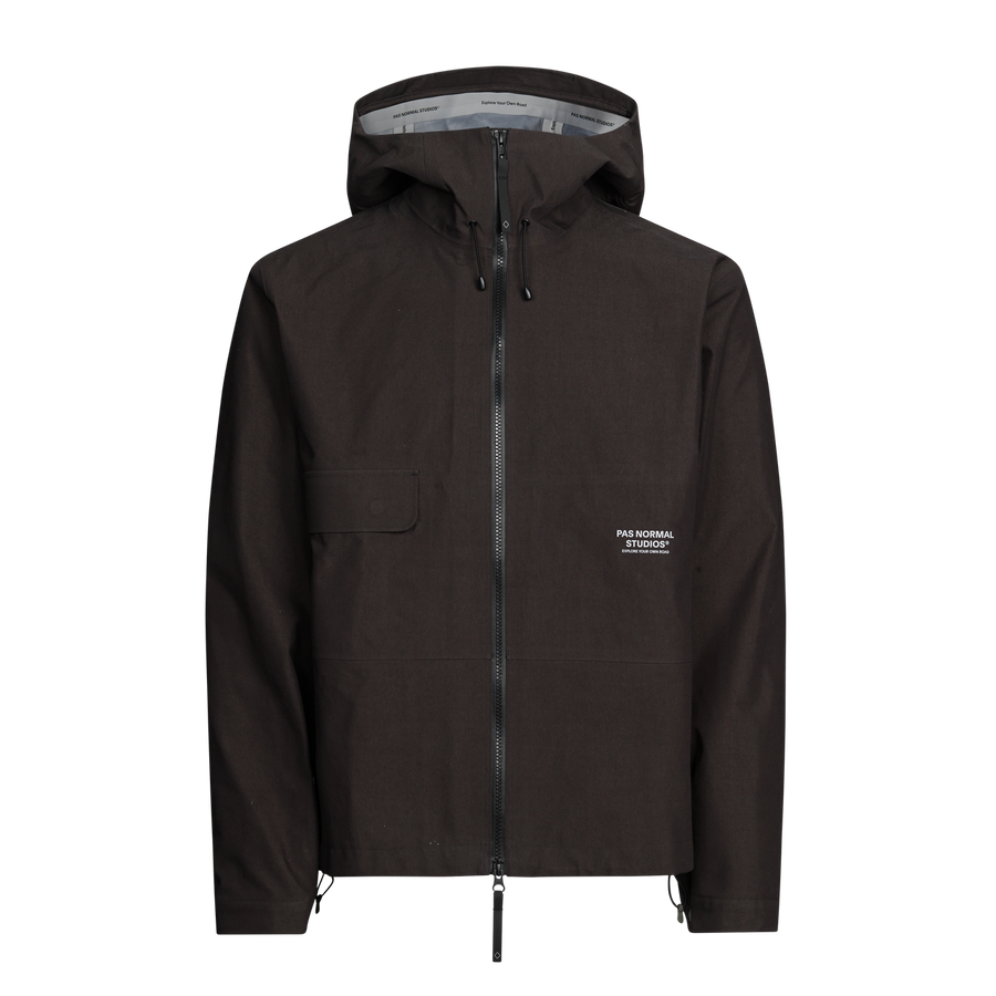 Pas Normal Studios Off-Race 3L Cotton Shell Jacket - Dark Olive