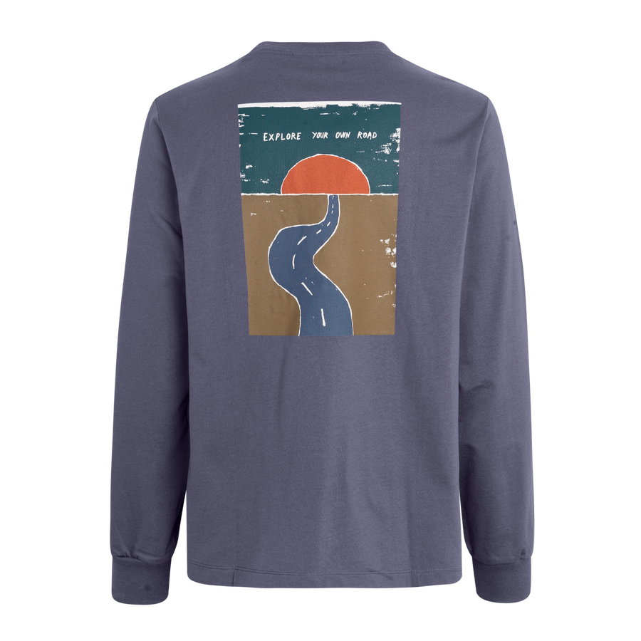 Pas Normal Studios Off Race Graphic Long Sleeve T-shirt - Steel