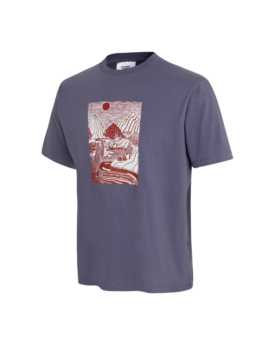 Pas Normal Studios Off-Race Graphic T-Shirt — Steel