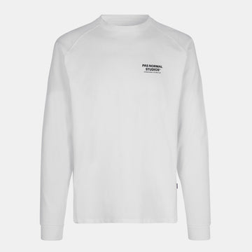 Pas Normal Studios - Off-Race PNS Long Sleeve T-Shirt — White