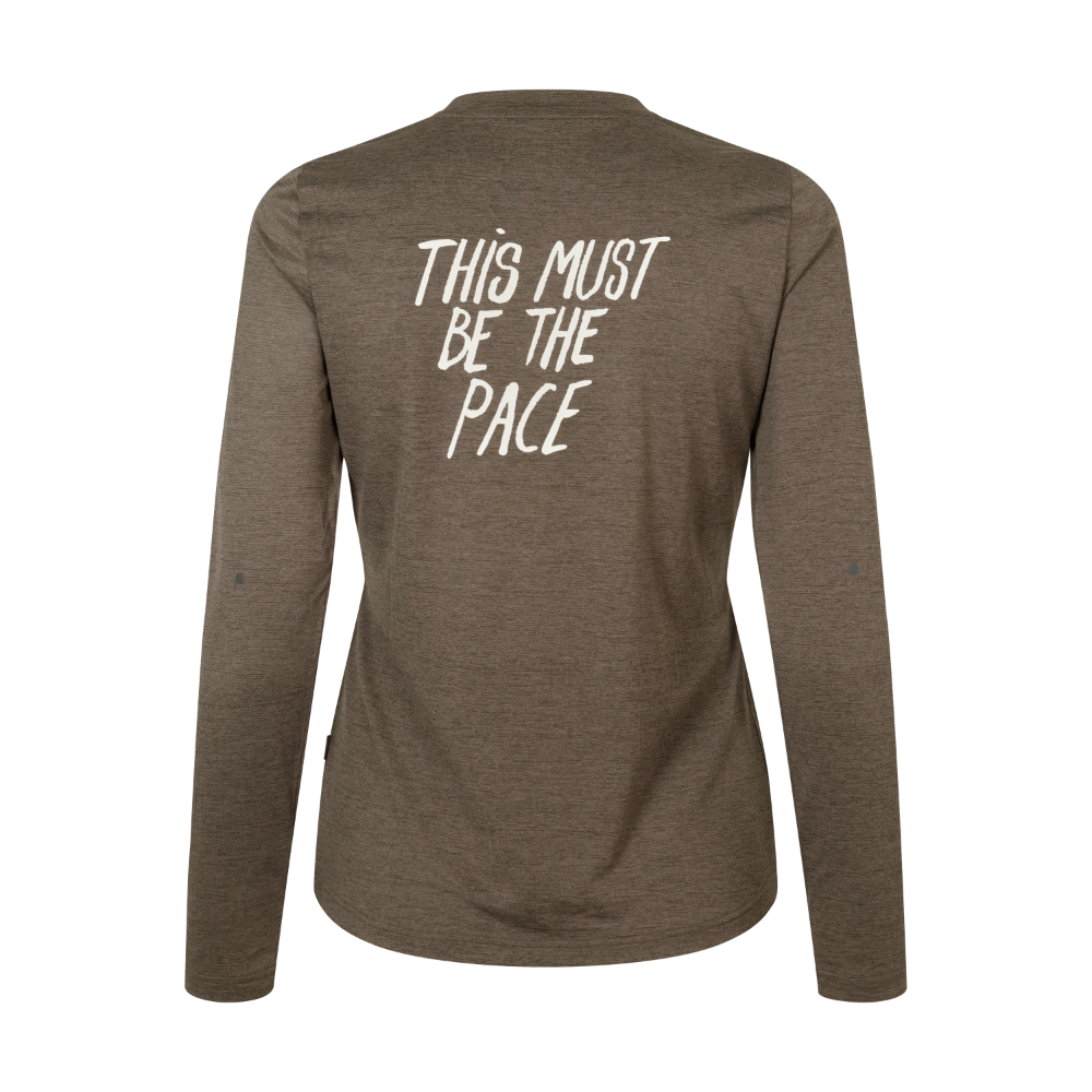 Pas Normal Studios Women's Balance Long Sleeve T-shirt - Dusty Brown