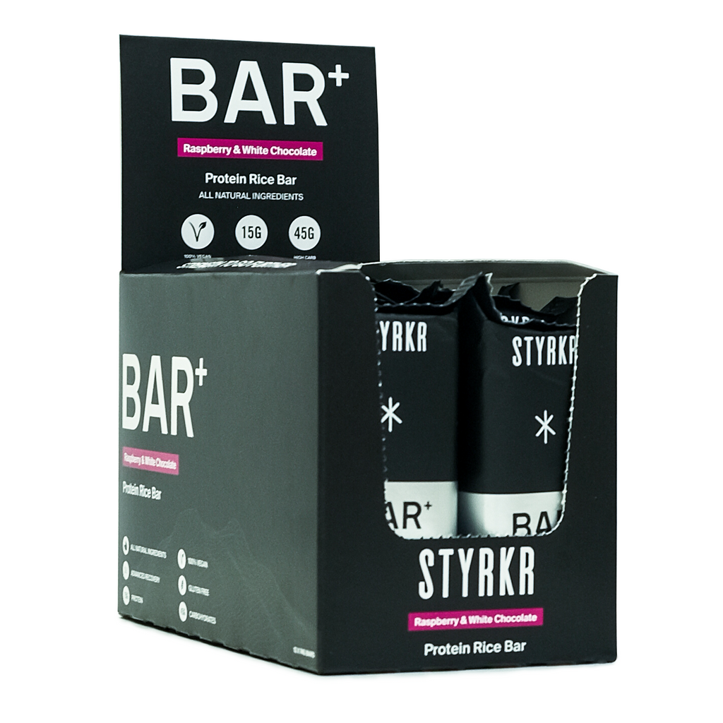 Styrkr Bar+ - Hindbær hvid choklade