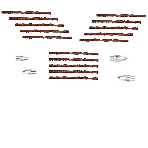 Clever Standard - Tubeless repair strips refill pack / Alloy