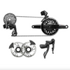 Sram Force AXS E1 Disc 2x12 speed Groupset, With Powermeter