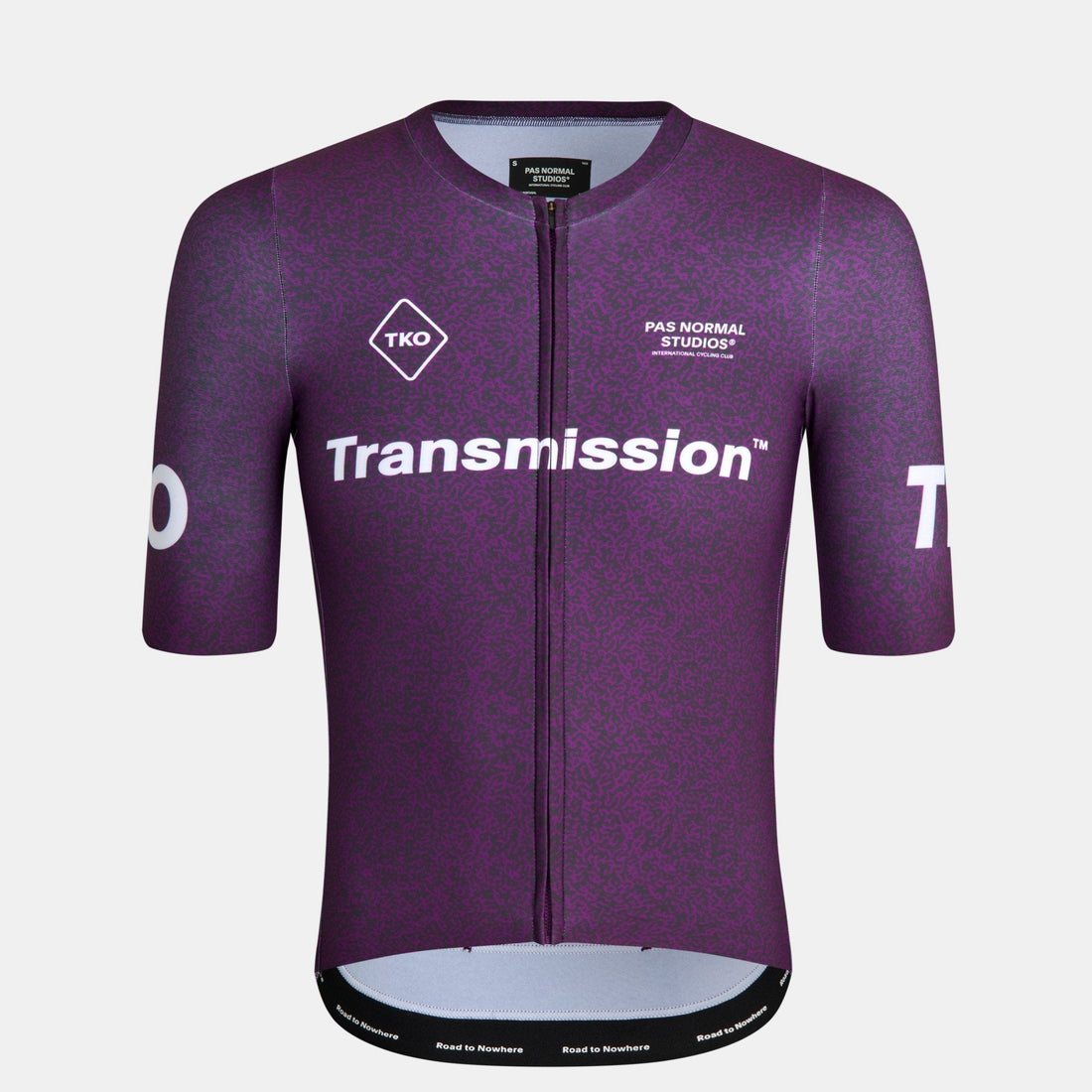T.K.O. Short Sleeve Jersey - Dark Purple Transmission
