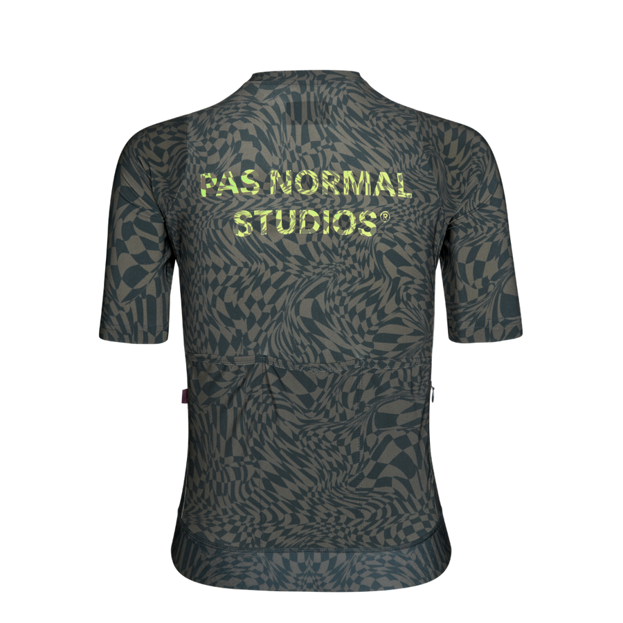 Pas Normal Studios Women's Essential Jersey - Check Dark Green