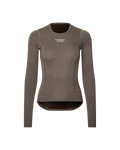 Women's Thermal Long Sleeve Baselayer - Dark Coffee