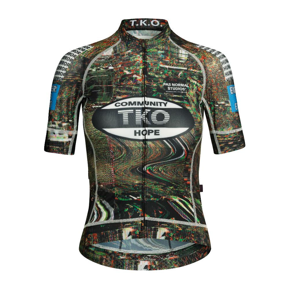 Pas Normal Studios T.K.O. Women's Mechanism Jersey - Human Error Green