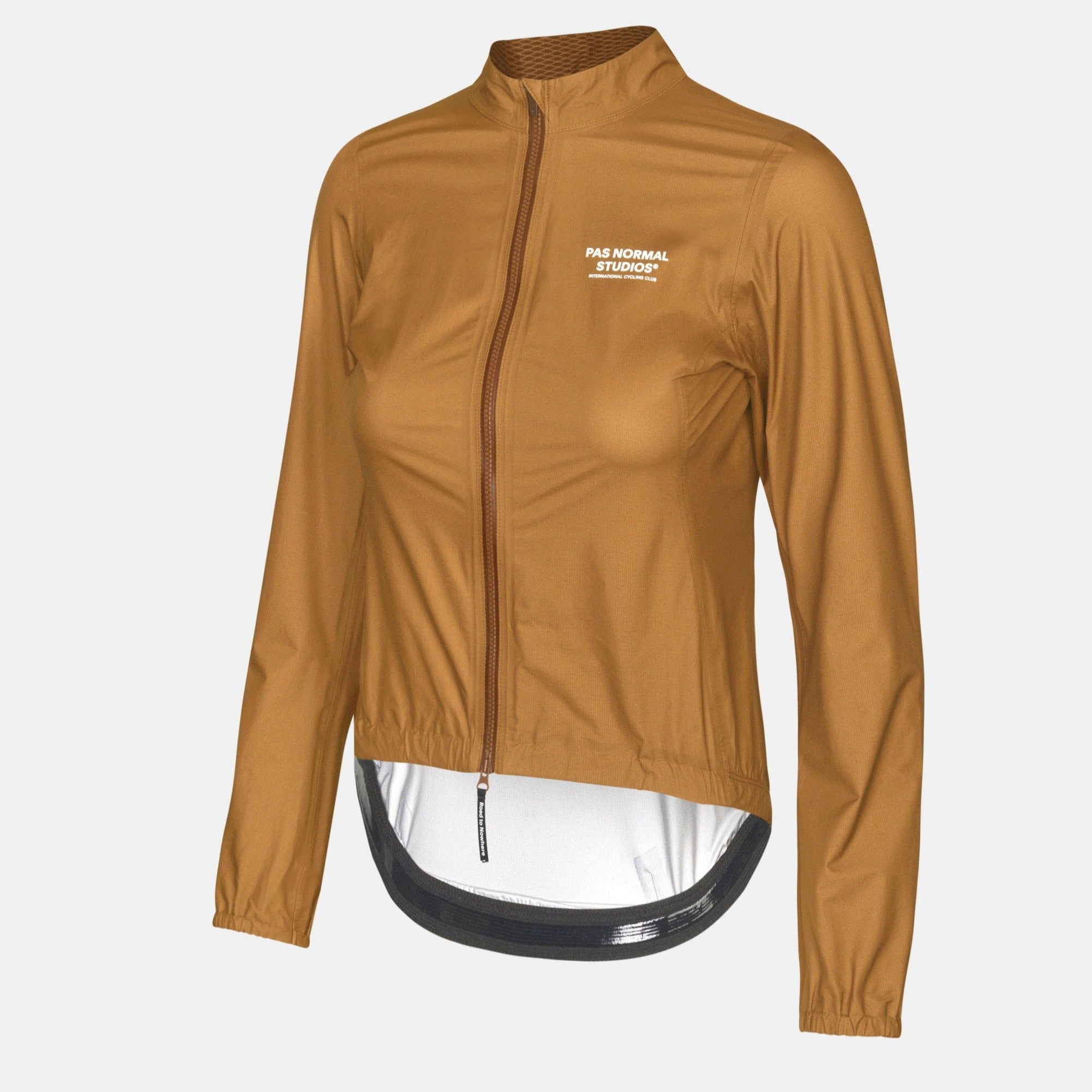 Pas Normal Studios Mechanism regnjakke til kvinder - Burned Orange