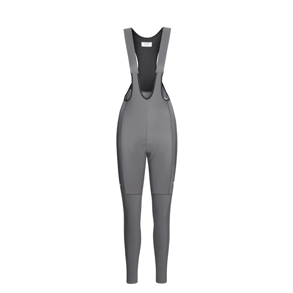 Pas Normal Studios Women's Essential Thermal Long Bibs - Stone Grey