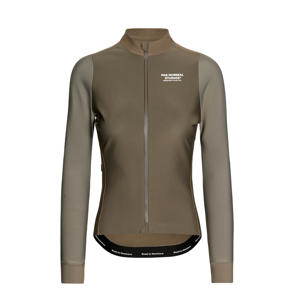 Pas Normal Studios Women's Mechanism Thermal Long Sleeve Jersey - Earth / Dark Stone