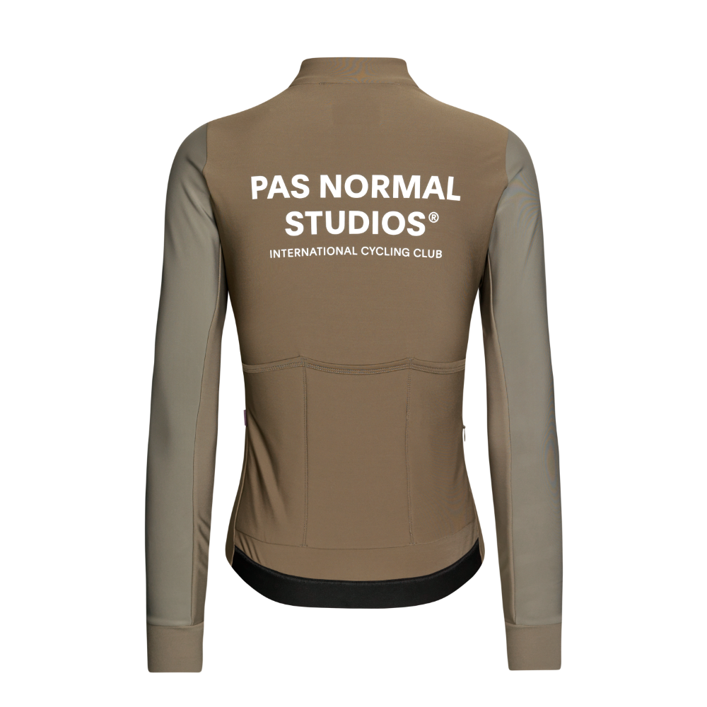 Pas Normal Studios Women's Mechanism Thermal Long Sleeve Jersey - Earth / Dark Stone