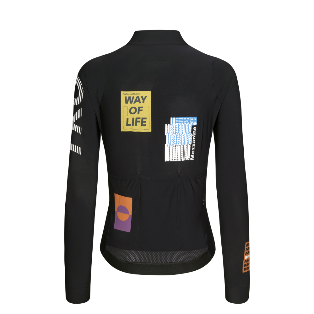 Pas Normal Studios Women's T.K.O. Mechanism Long Sleeve Jersey - Black