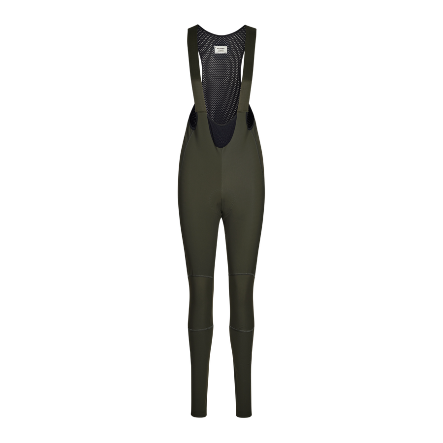 Pas Normal Studios Women's Mechanism Deep Winter Long Bib - Dark Olive