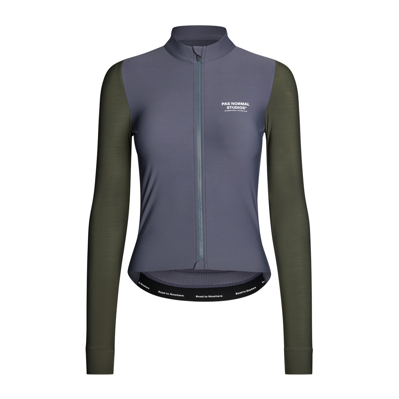 Pas Normal Studios Women's Mechanism Long Sleeve Jersey - Steel / Dark Olive