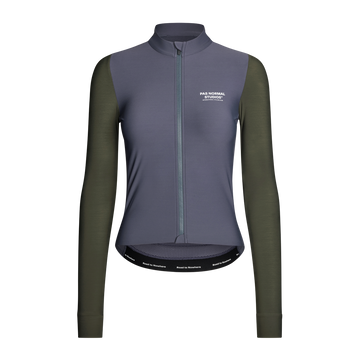 Pas Normal Studios Mechanism langærmet trøje til kvinder - Steel / Dark Olive