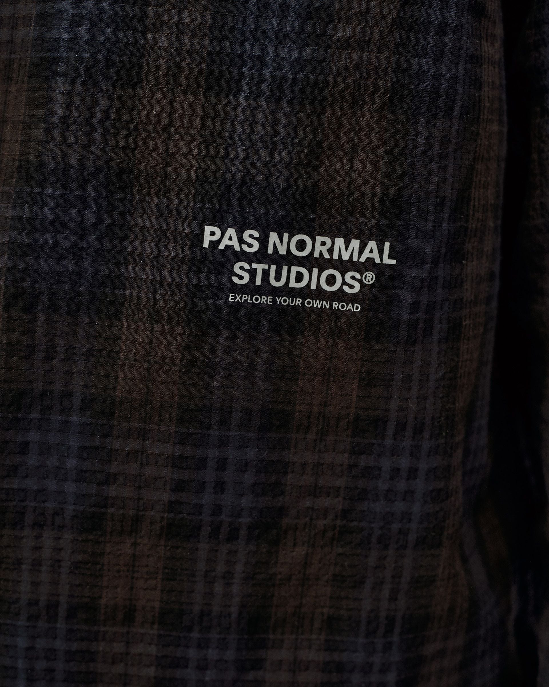 Off-Race Seersucker Shirt - Dark Navy