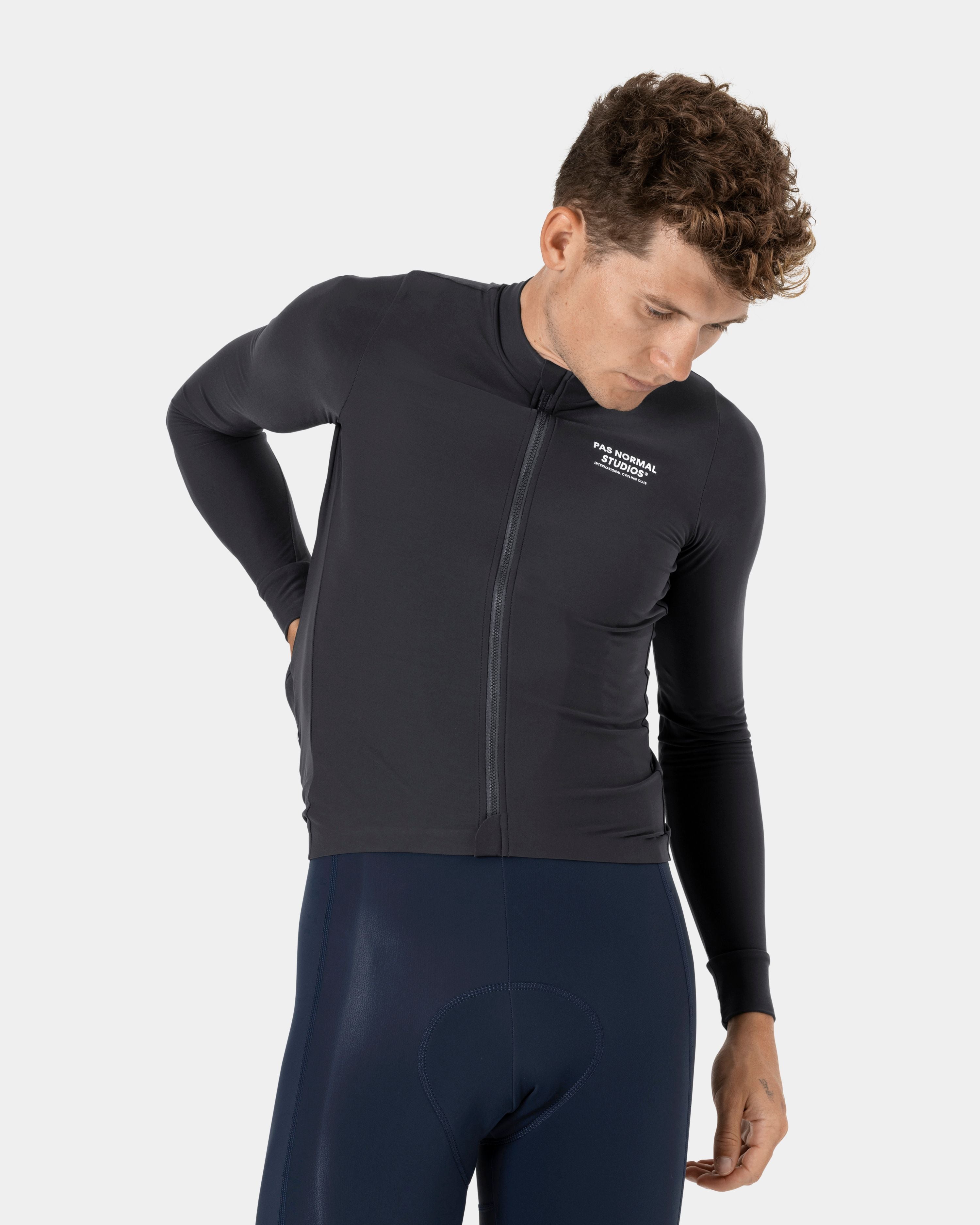 Mechanism Long Sleeve Jersey - Black Pearl