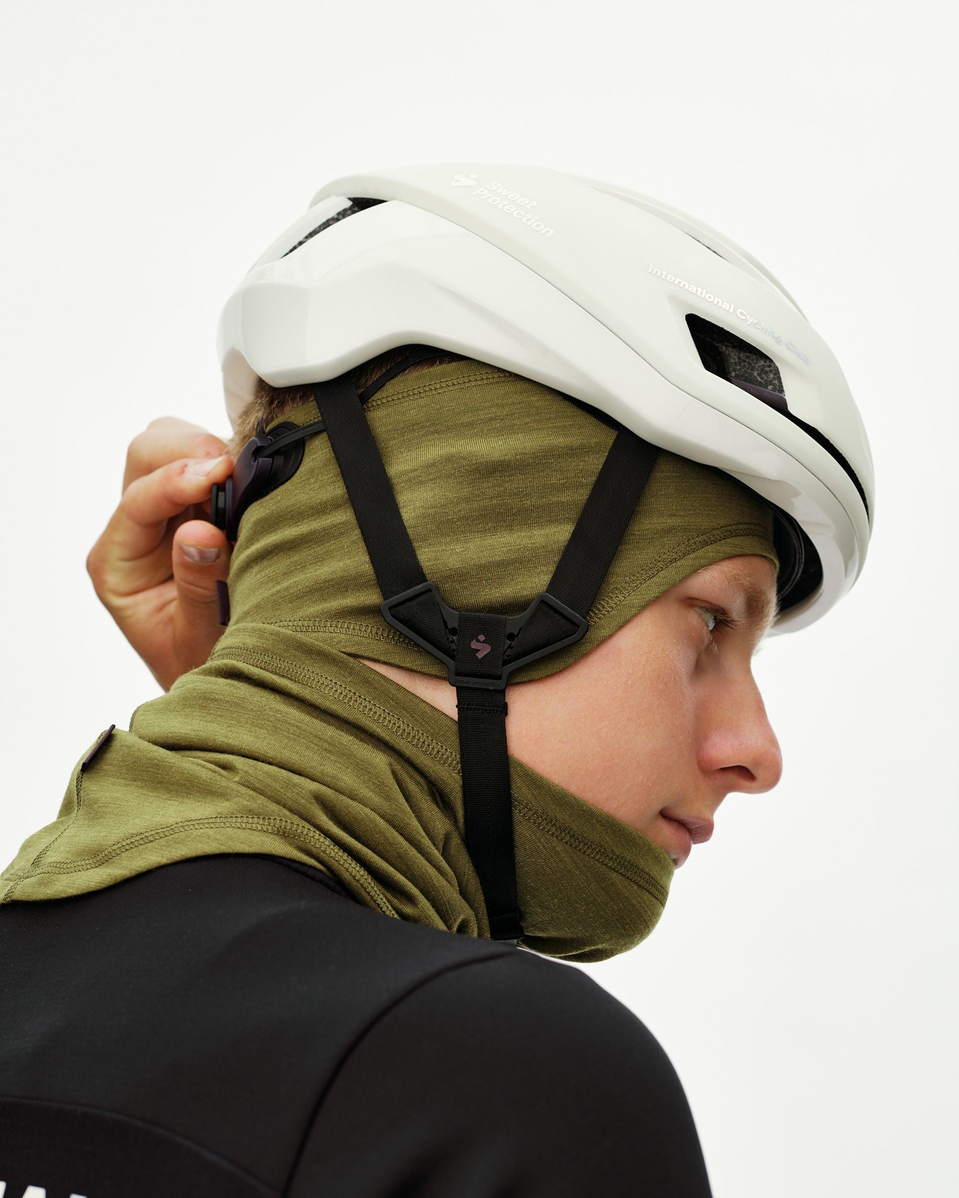Logo Merino Headband - Khaki Green