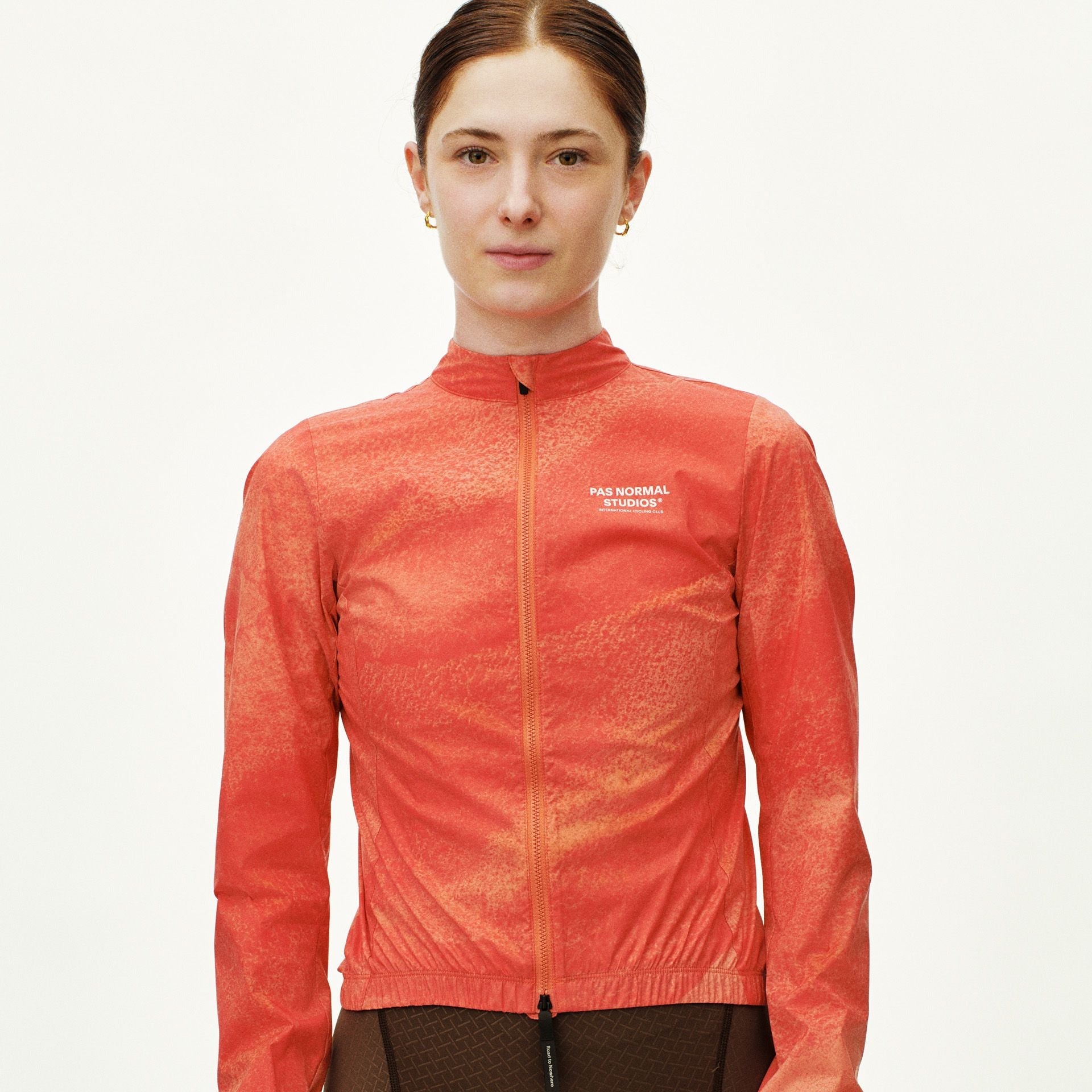 Women´s Mechanism Stow Away Jacket - AOP Hibiscus Orange