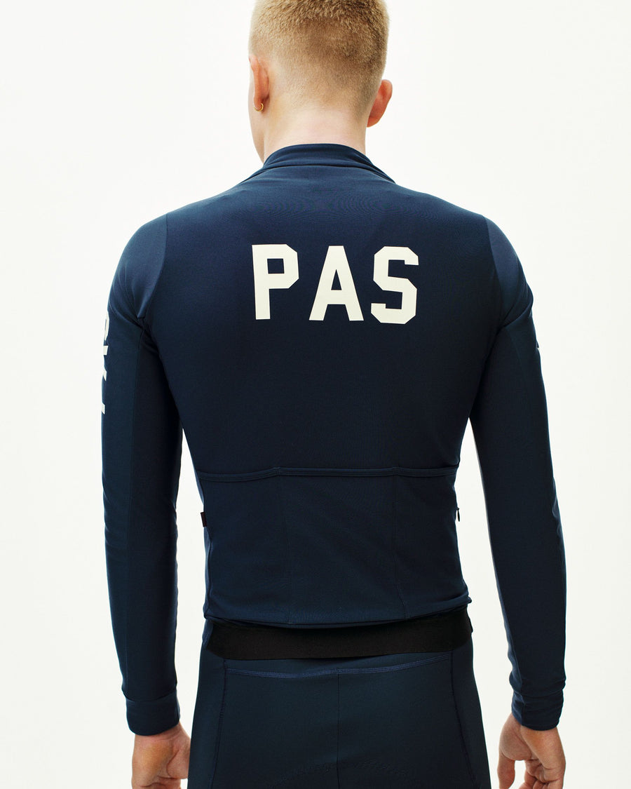 PAS Mechanism Thermal Long Sleeve Jersey - Navy