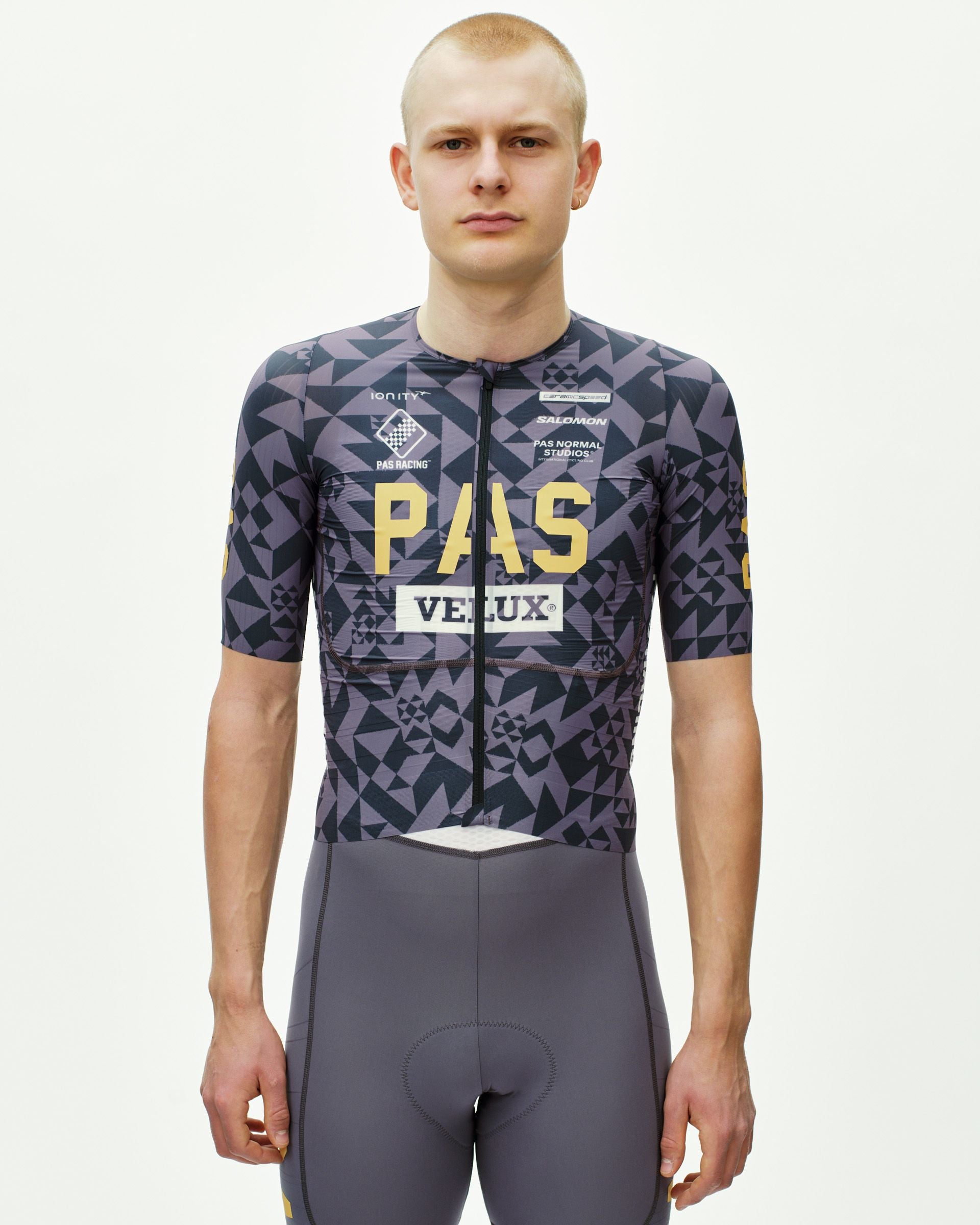 PAS Racing Mechanism Pro Jersey - AOP Origami Grey