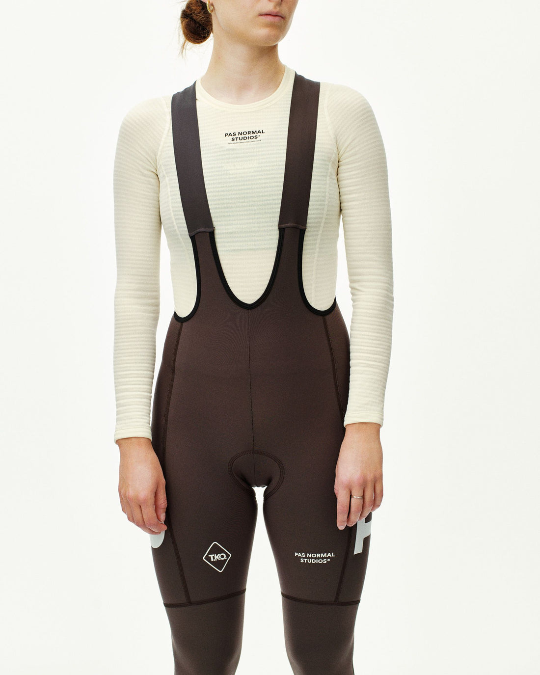 T.K.O. Essential Thermal Long Bibs - Dark Purple