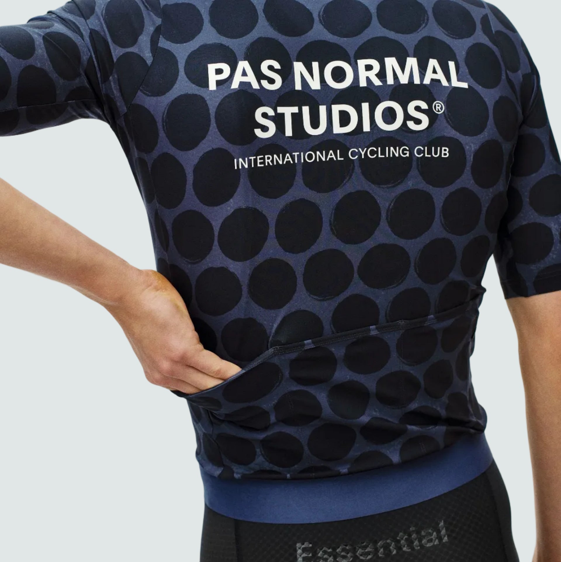 Essential Jersey - Dot Dark Navy