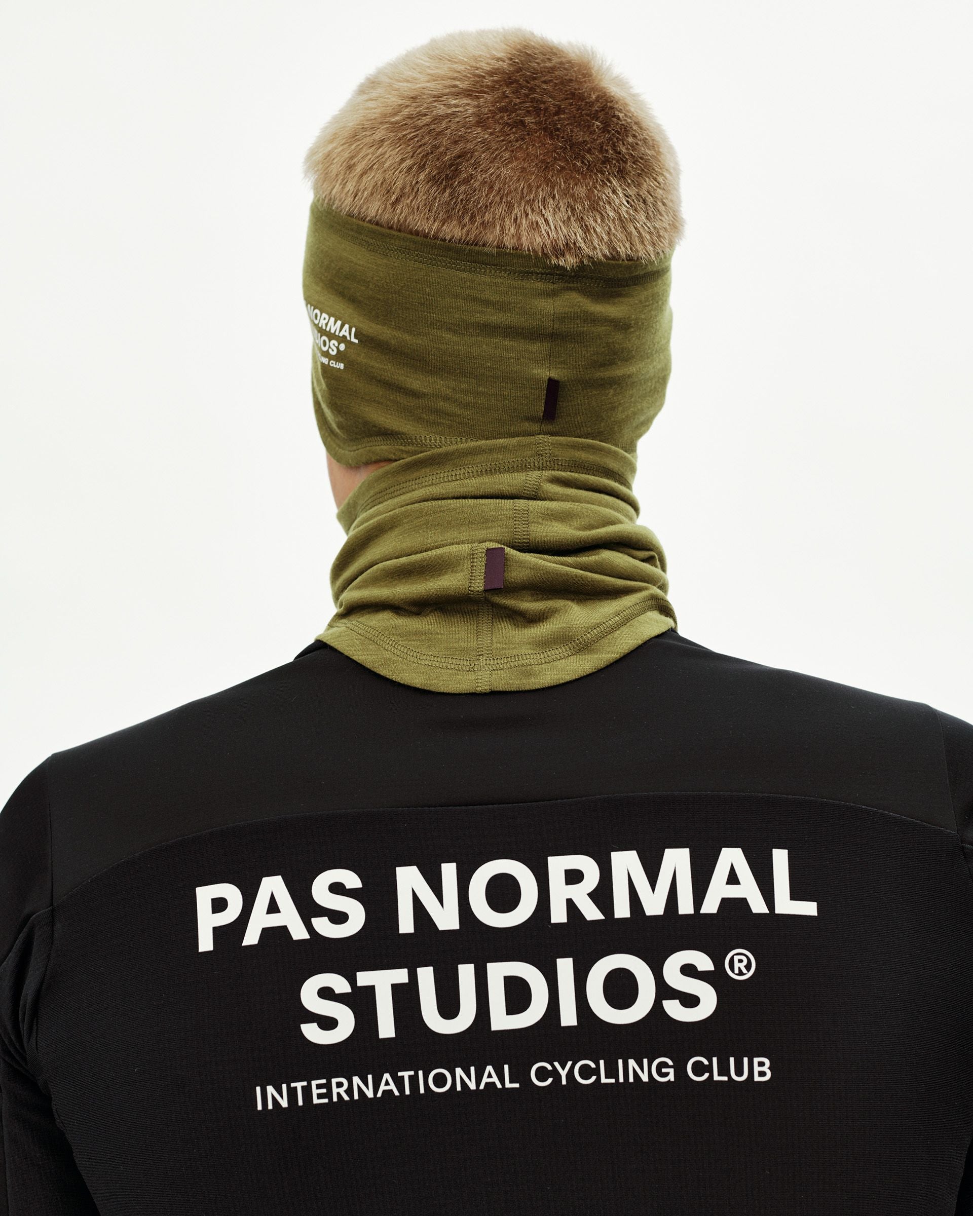 Logo Merino Headband - Khaki Green