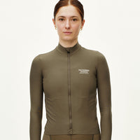 Womens Mechanism Long Sleeve Jersey - Mud