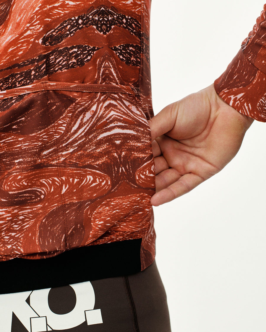 T.K.O. Woven Long Sleeve Jersey - T.K.O. Red