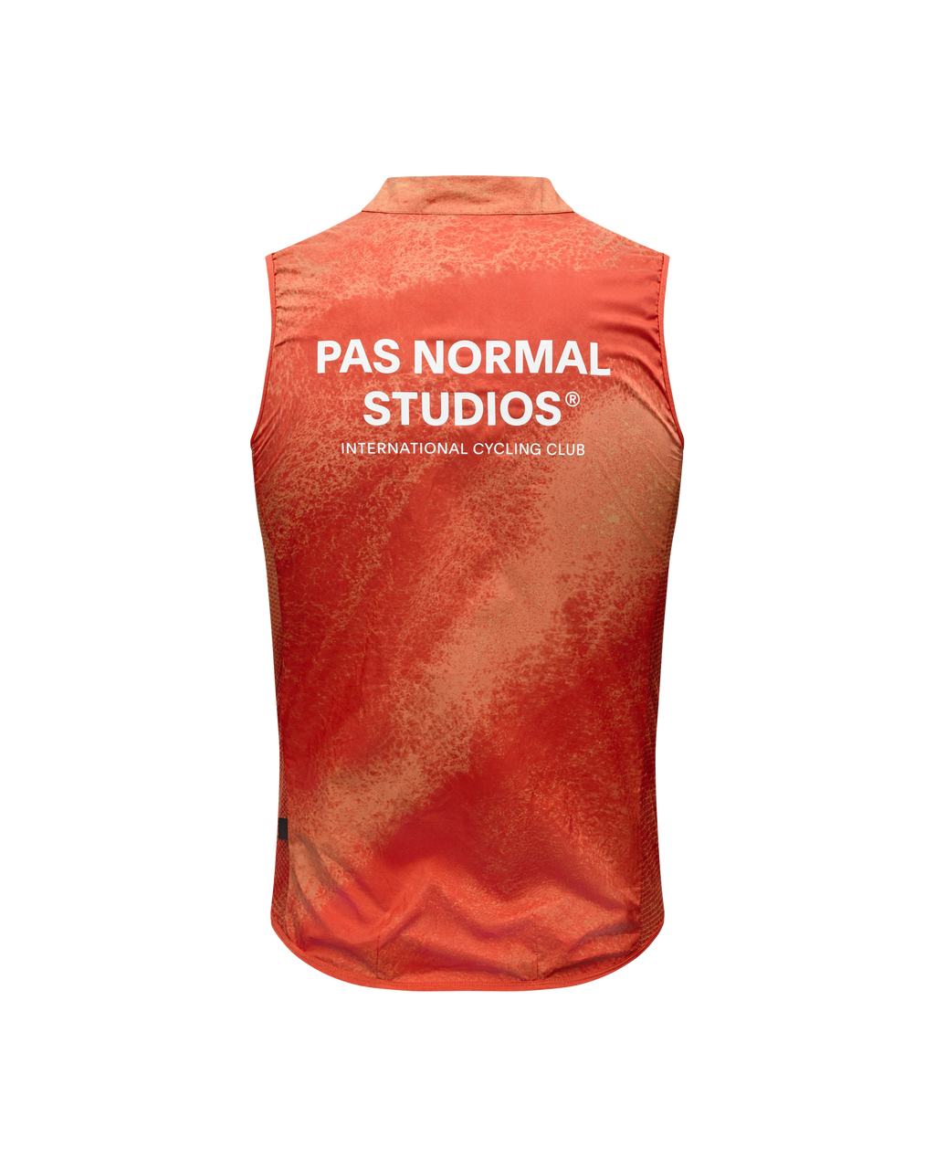 Mechanism Stow Away Gilet - AOP Hibiscus Orange