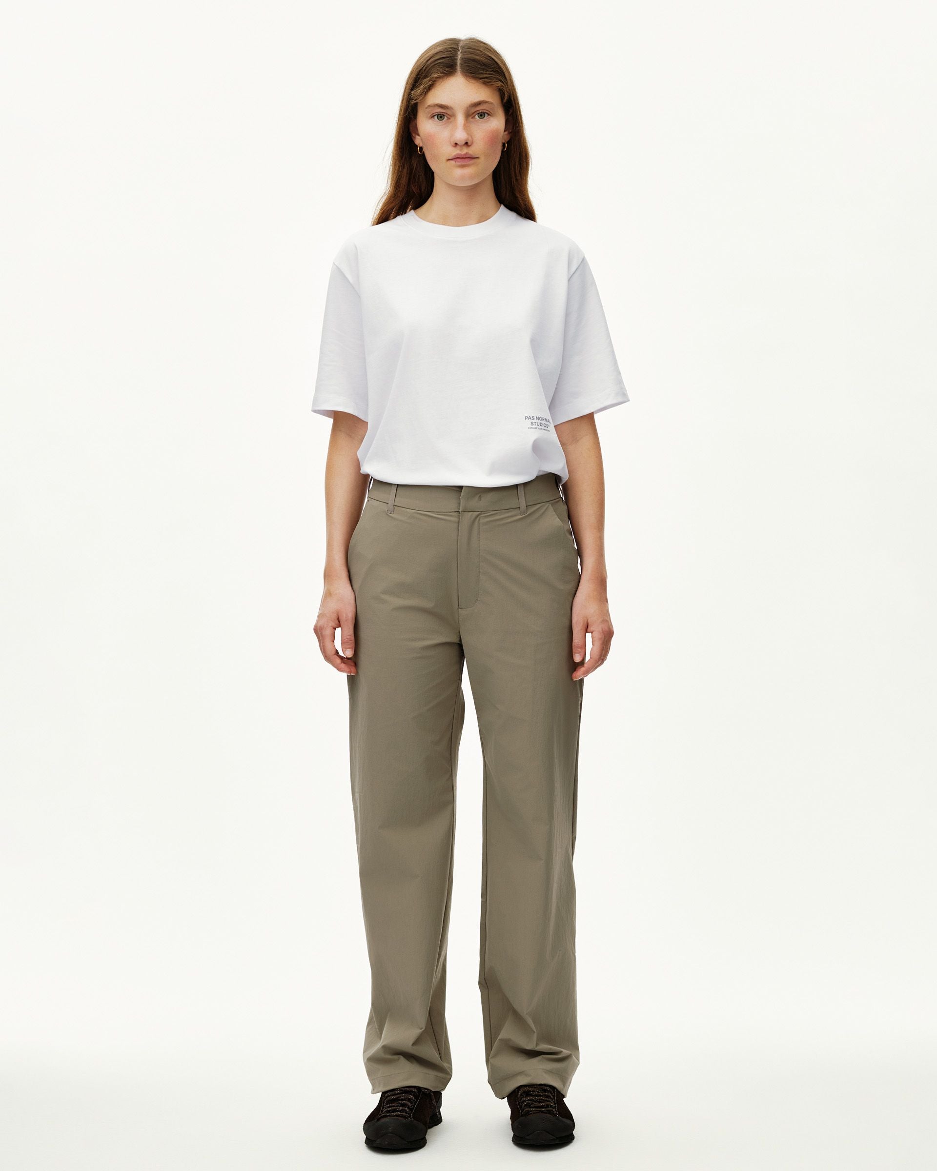 Womens Off-Race Tech Pants - Dusty Earth