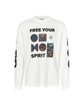 T.K.O. Off-Race Long Sleeve T-Shirt - White