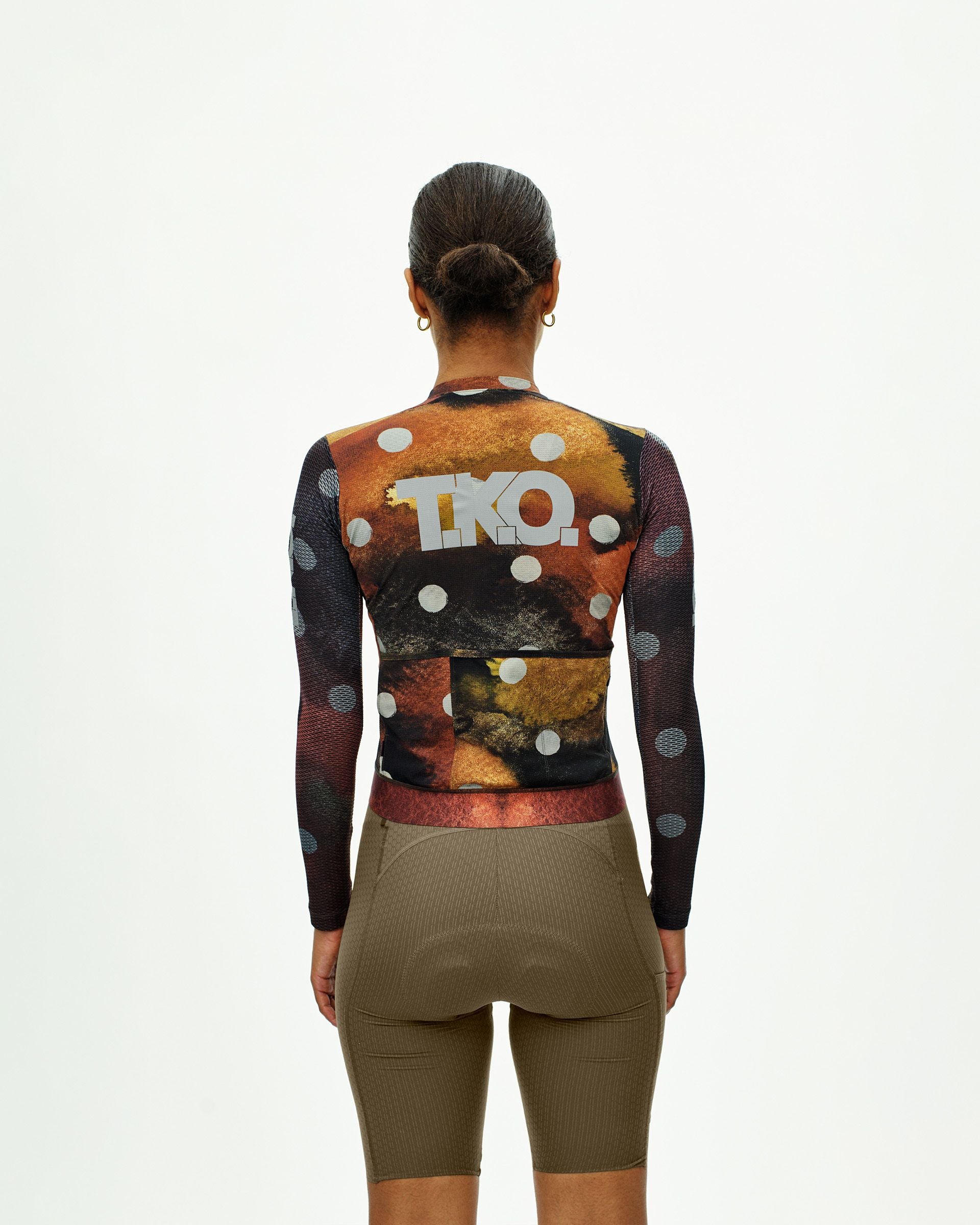 Womens T.K.O. Essential Light Long Sleeve Jersey - T.K.O. Earth