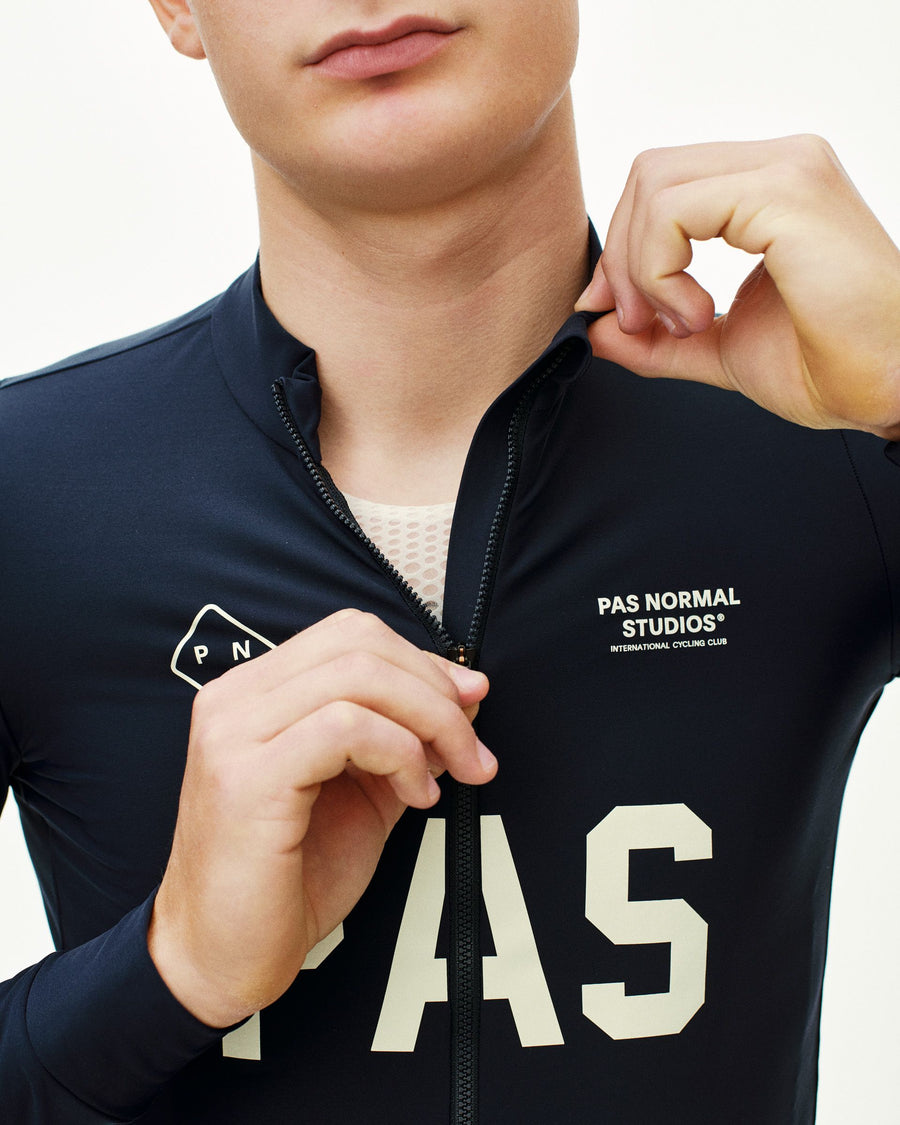 PAS Men's Mechanism Long Sleeve Jersey - Navy