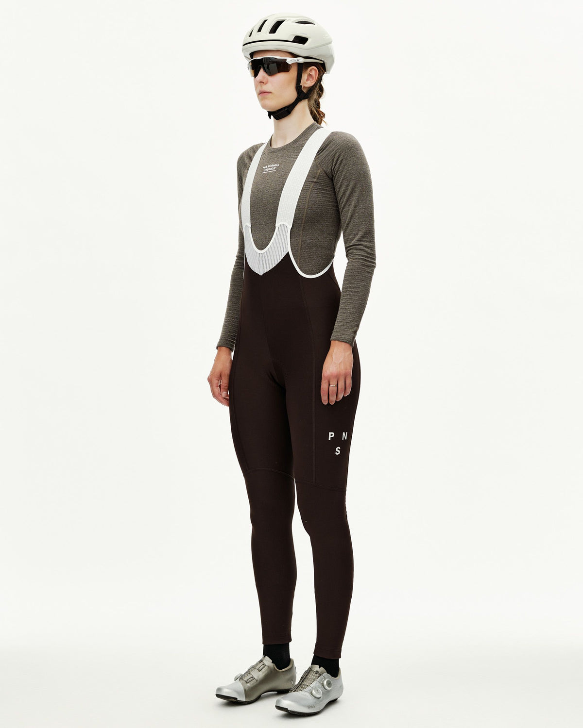 Women´s Mechanism Thermal Long Bibs - Dark Coffee