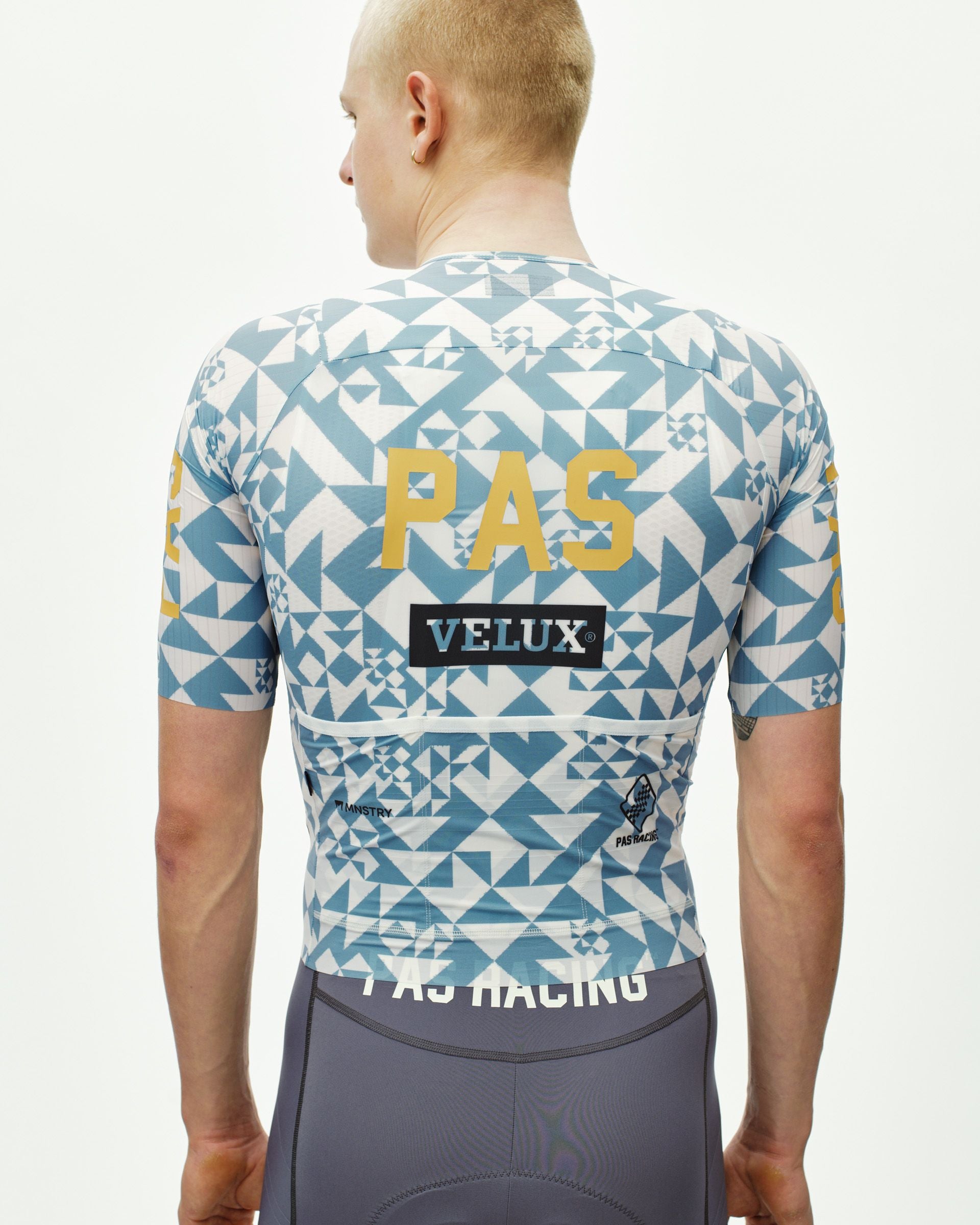 PAS Racing Mechanism Pro Jersey - AOP Origami Light Blue